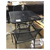 1 LOT 3PC TABLE  CHAIR SET