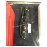 1 LOT BROWNING 2PC KNIFE SET W/ SHEATH (DISPLAY)