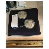 1 LOT 2 PAYNE STEWART PGA TOUR COINS (DISPLAY)