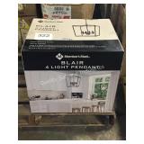 1 CTN BLAIR 4 LIGHT PENDANT