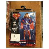 1 LOT ADULT 2XL SUPER GIRL COSTUME