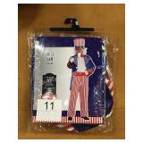 1 LOT UNCLE SAM 2XL ADULT COSTUME