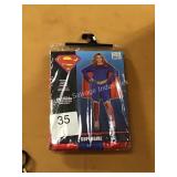 1 LOT SUPER GIRL 2XL COSTUME