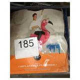 1 LOT INFLATABLE FLAMINGO COSTUME