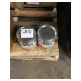 1 LOT (2) 1 GALLON CLEAR SEAL