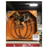 1 LOT 2 PUMPKIN WALL DECOR