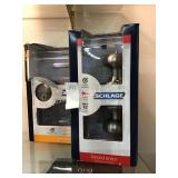 1 LOT 2 SCHLAGE ENTRY SETS (DISPLAY)