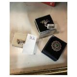 1 LOT 3 STERLING SILVER RINGS (DISPLAY)