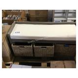 1 LOT DECORATIVE STORAGE BENCH