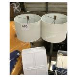 1 LOT 2 FLOOR LAMPS