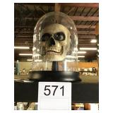1 LOT TALKING ANIMATED SKULL DECORATION