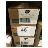 3 CTN ROYAL CEASAR DRESSING EXP 07/20