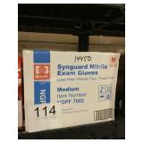 1 CTN SIZE M EXAM GLOVES