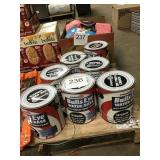 1 LOT (8) 1 GALLON BULLS EYE PRIMER & SEALER