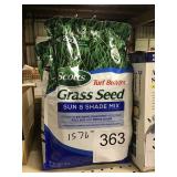 1 LOT (2) BAGS SCOTTS GRASS SEED