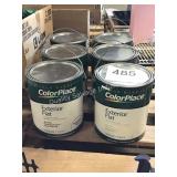 1 LOT (6) COLOR PLACE EXTERIOR PAINT