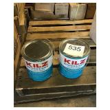 1 LOT (2) 1 GALLON KILZ PRIMER