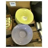 1 LOT (6) CRACKLE BOWLS