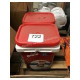 1 LOT (2) BUCKETS DAVID SUNFLOWER SEED EXP 12/19