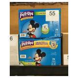 2 CTN HUGGIES PULL UPS TRAINING PANTS