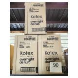 3 CTN KOTEX PADS