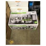 1 CTN CUISINART 10PC COOKWARE SET
