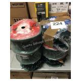 1 LOT (6) SPOOLS OF CHRISTMAS LIGHTS