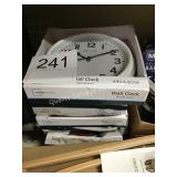 8 CTN WALL CLOCKS