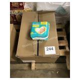 1 CTN PAMPERS DIAPERS SIZE 1
