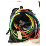 1 LOT (2) SETS RESISTANCE BANDS (DISPLAY)