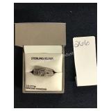 1 LOT STERLING SILVER 1/3 CTTW DIAMOND RING SET