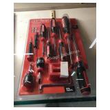 1 LOT CRAFTSMAN SCREWDRIVER SET 12PC (DISPLAY)
