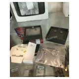 1 LOT (4) PAIR STERLING SILVER EARRINGS (DISPLAY)