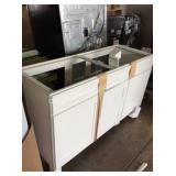 1 LOT DBL SINK VANITY BASE