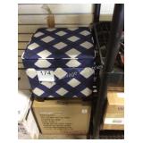 1 LOT 2 FABRIC OTTOMANS