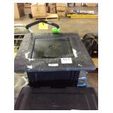 1 LOT GAS FIRE TABLE