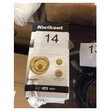 2 CTN KWIK SET DEAD BOLTS