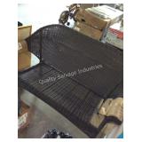 1 LOT RATAN LOVESEAT