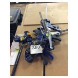 1 LOT IRWIN CLAMPS