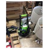 1 LOT GREENWORKS 1600PSI PRESSURE WASHER