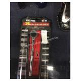 1 LOT 18PC METRIC SOCKET SET (DISPLAY)