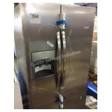 1 LOT FRIGIDAIRE STAINLESS STEEL SIDE BY SIDE
