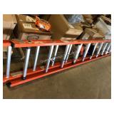 1 LOT WERNER 24FT LADDER