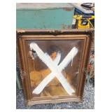 Vintage Painting with White X