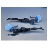 Lady Truck Side Chrome Emblems Nude Figure