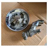 Mack Cigar Ashtray and Hood Ornament