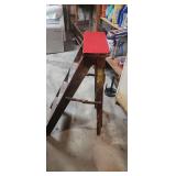 Small Vintage Wood Step Ladder