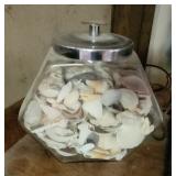 Counter Jar with Sea Shells