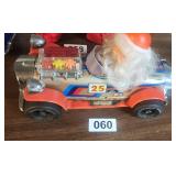 Tin Car with Santa Battery Operated
