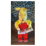 Wind-up Tin Bunny Reading Book Works